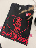 Stupid Cupid Tee (Black)