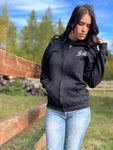 Stunts Black Zip- Hoody