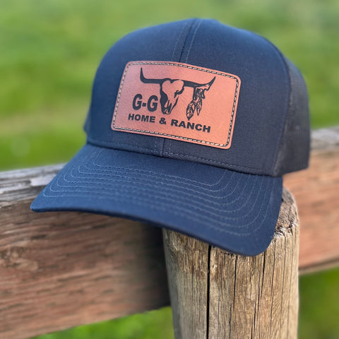 G-G Leather Patch Hats