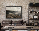 “Cowboy Sunday” 30”x40” Original Acrylic Painting