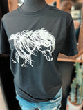 Black War Horse Tee