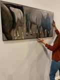 “The Herd” 24”x48” Original Acrylic Painting
