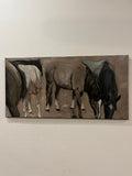 “The Herd” 24”x48” Original Acrylic Painting