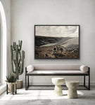 “Cowboy Sunday” 30”x40” Original Acrylic Painting