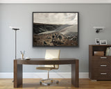 “Cowboy Sunday” 30”x40” Original Acrylic Painting