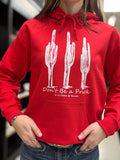 Scarlett Red “Don’t Be a Prick” Hoody