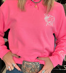 Hot Pink Ace Wild Hoody