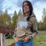 Heather Olive War Horse Hoody