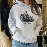 Watercolor Barrel Racer Ash Hoody