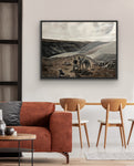 “Cowboy Sunday” 30”x40” Original Acrylic Painting