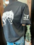 Black War Horse Tee