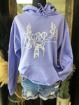 Lavender "Cow Puncher" Hoody