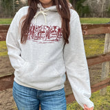 Horse Trio (Heather Cream) Hoody