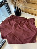 Maroon Running Shorts