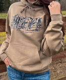 Horse Trio (Light Brown) Hoody