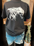 Black War Horse Tee