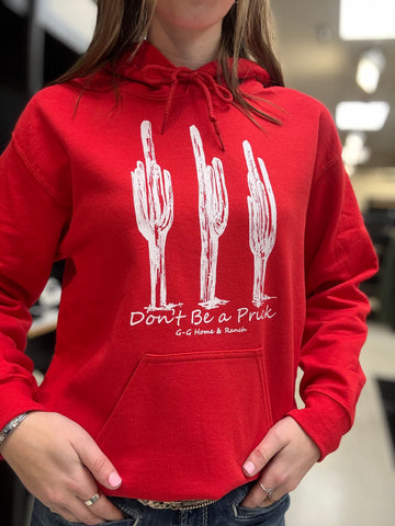 Scarlett Red “Don’t Be a Prick” Hoody