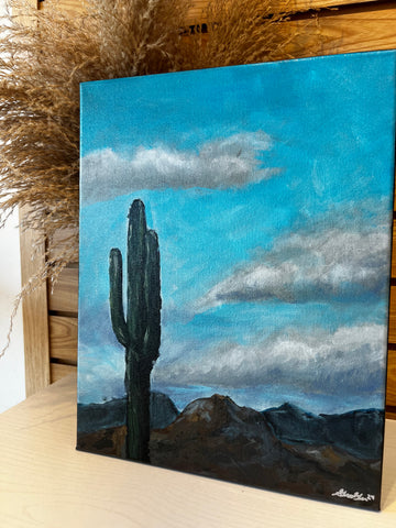 “Desert Sky” 11”x14” Original Acrylic Painting