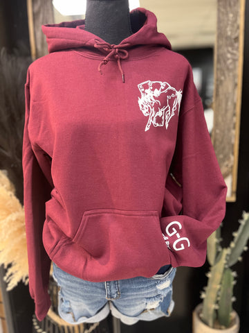 Maroon Ace Wild (Basics) Hoody