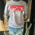 Gray Vintage Ace Wild Graphic Tee