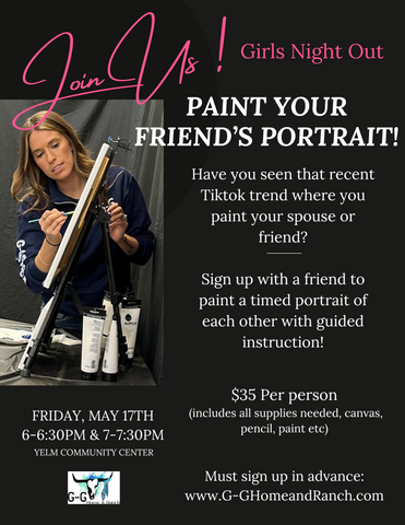 Paint Your Friend's Portrait @ Girls Night Out