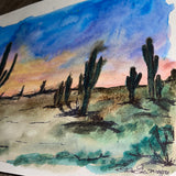 "Desert Study" 1/3 Original