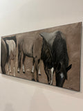 “The Herd” 24”x48” Original Acrylic Painting