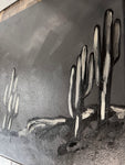 “Modern Saguaro” Original Acrylic Painting