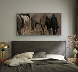 “The Herd” 24”x48” Original Acrylic Painting