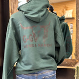 Emerald Green/Black Lola Hoody