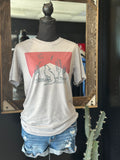 Grey Vintage Coyote tee