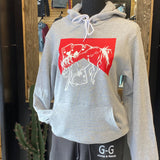 Gray Vintage Ace Wild Hoody