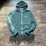 Heather Green Ace Wild Zip-Up Hoody