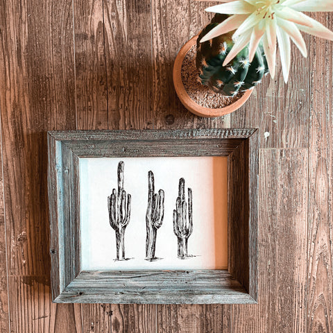 "Cactus Trio" Paper Prints
