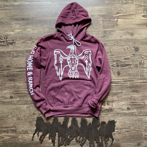 Thunderbird Heathered Raspberry Hoody