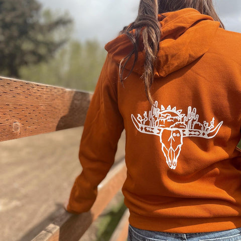 Pumpkin "Desert Amigo" Zip-Up Hoody